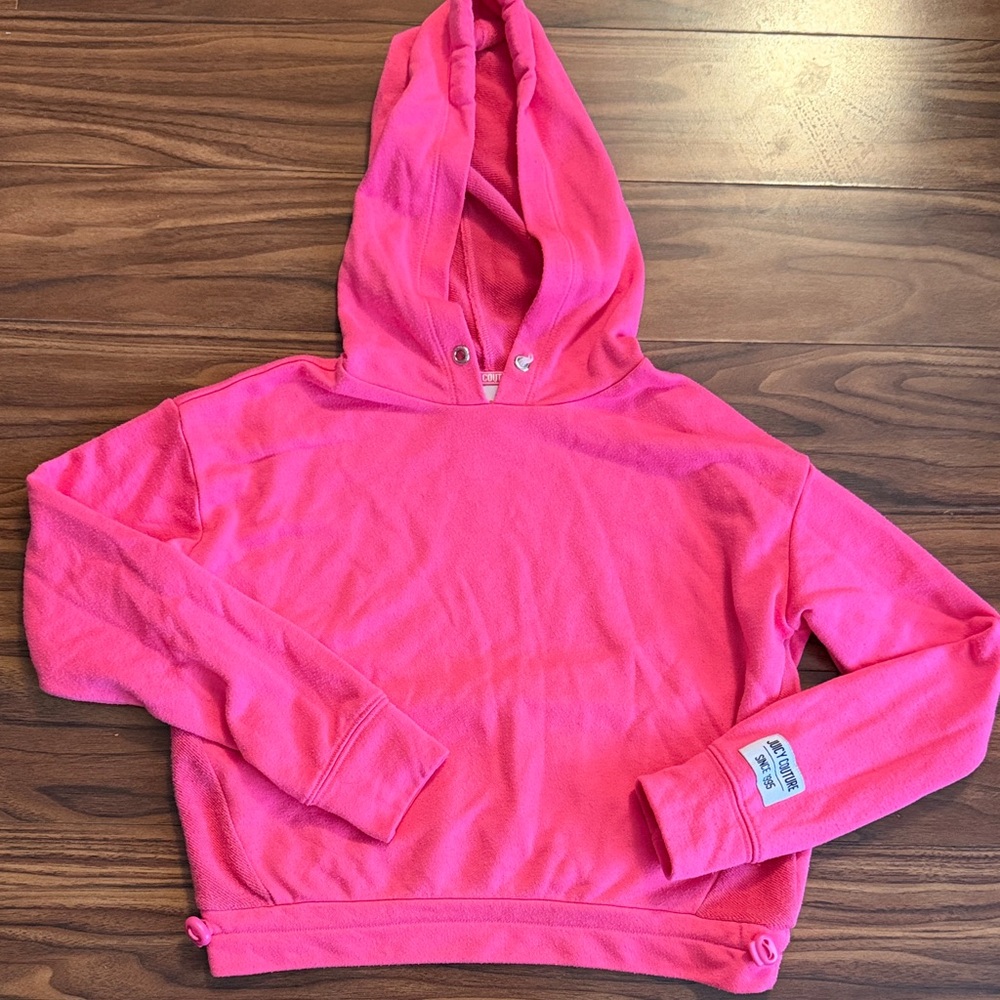 Juicy Couture Hot Pink Hooded Sweatshirt